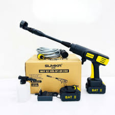 Máy rửa xe dùng pin SUMIKA SD4, công suất 300W