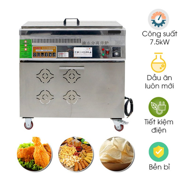 Bếp chiên tách dầu 35L dùng điện