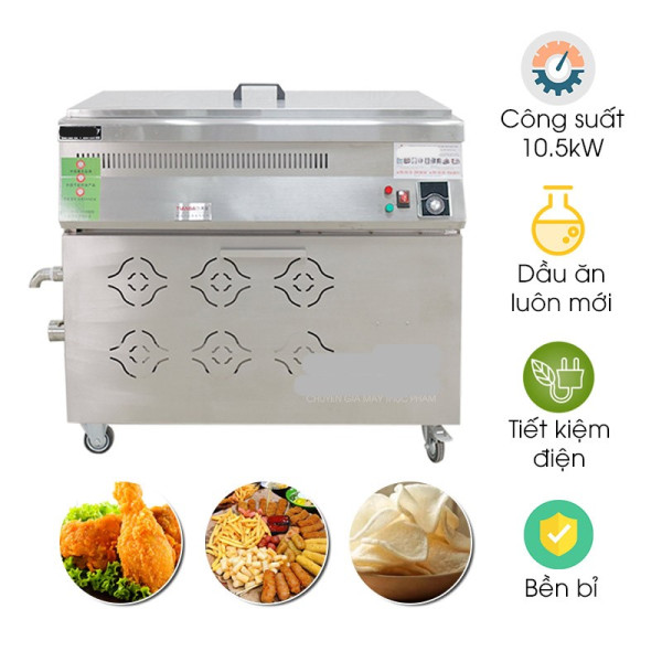 Bếp chiên tách dầu 50L dùng điện