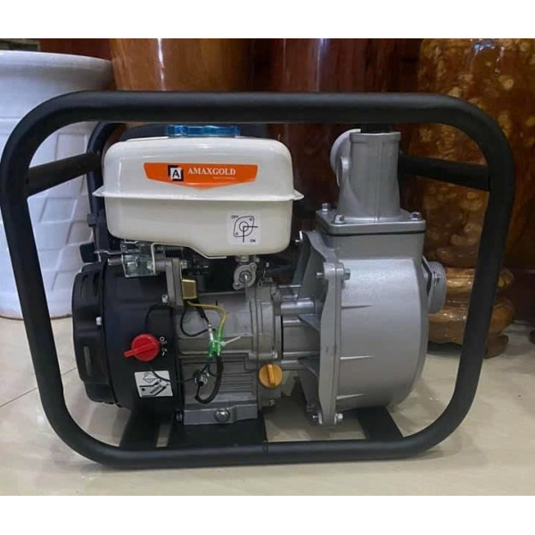 Máy Bơm Khung Chạy Xăng AmaxGold 6.5HP WA20G