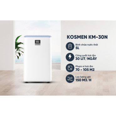 Máy hút ẩm và lọc không khí Kosmen KM-30N