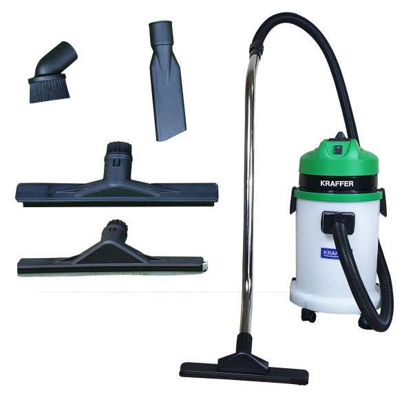 Máy hút bụi Kraffer KF130 thùng nhựa (Green)