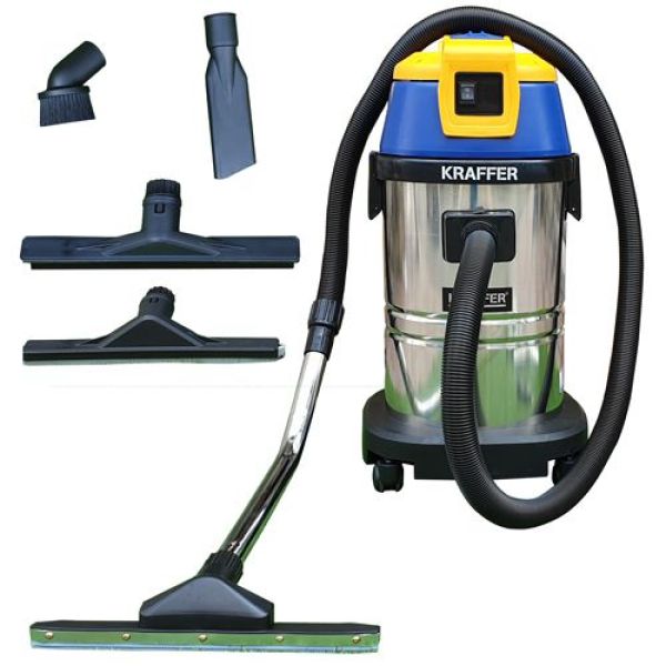 Máy hút bụi công nghiệp KRAFFER KF-130 (inox)