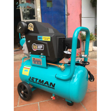 Máy nén khí 30l jetman có dầu 2 tụ