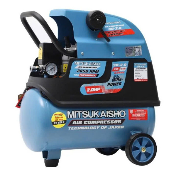 Máy Nén Khí Có Dầu Mitsukaisho 2HP 30L