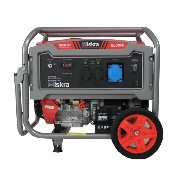 Máy Phát Điện Chạy Xăng Iskra 6Kw DG9250E Đề 