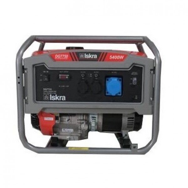 Máy Phát Điện Chạy Xăng Iskra 5Kw DG7750 giật nổ 