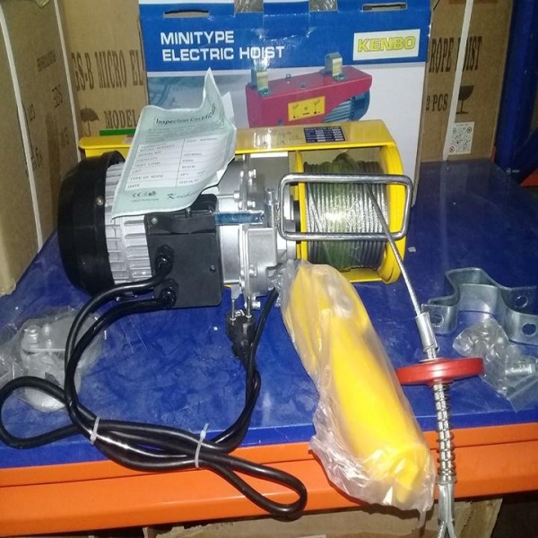 Máy tời điện mini 1000kg Kenbo PA1000 