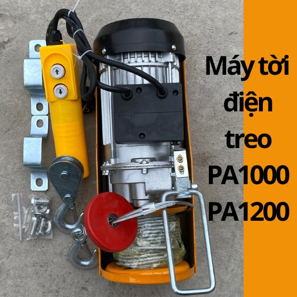 Máy tời treo PA1000-12m tải trọng 350-700kg 