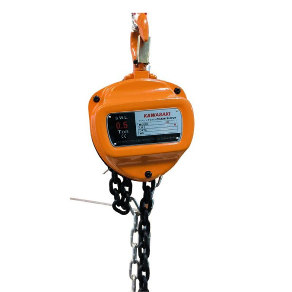 Pa lăng xích kéo tay 1 tấn (3 mét) Kawasaki TD