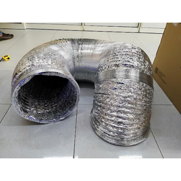 ống sun bạc máy hút mùi phi 300