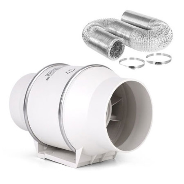 Quạt hút khói bếp nối ống Daisy phi 100 