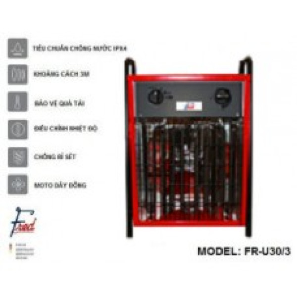 QUẠT SẤY GIÓ NÓNG FRED FR-U30/3 