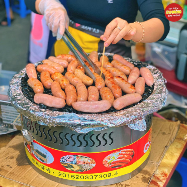 Bếp Nướng Xúc Xích Bằng Đá 425mm Dùng Gas 