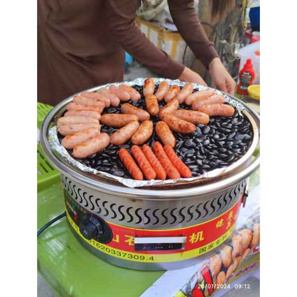 Bếp Nướng Xúc Xích Bằng Đá Dùng Gas - G002 