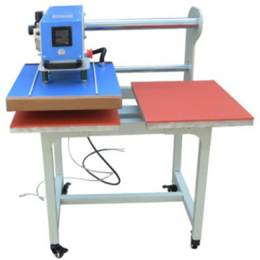 Máy ép nhiệt hai mâm khí nén khổ 40 x 50 (đẩy đầu)