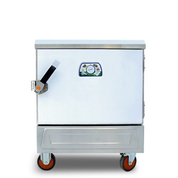 Tủ nấu cơm 4 khay dùng điện inox 201 (16kg/mẻ) 