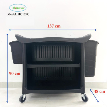 Xe đẩy phục vụ nhà hàng HiClean HC 179C